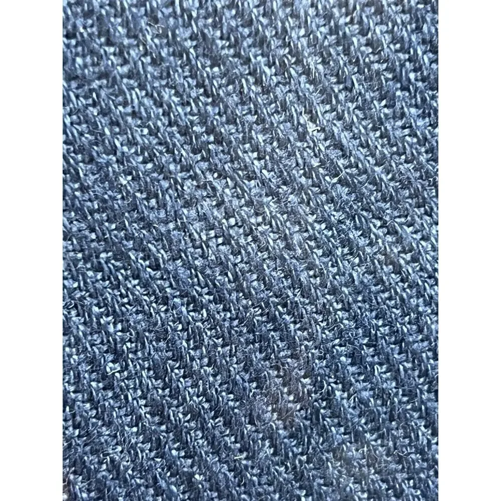 Ralph Lauren Gavin Euro Pillow Shams Indigo Blue 100% Linen Pair Of 2 26” X 26”
